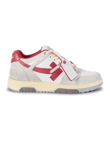 Off-White Out of Office Low Light Grey Red,Off-White Out of Office