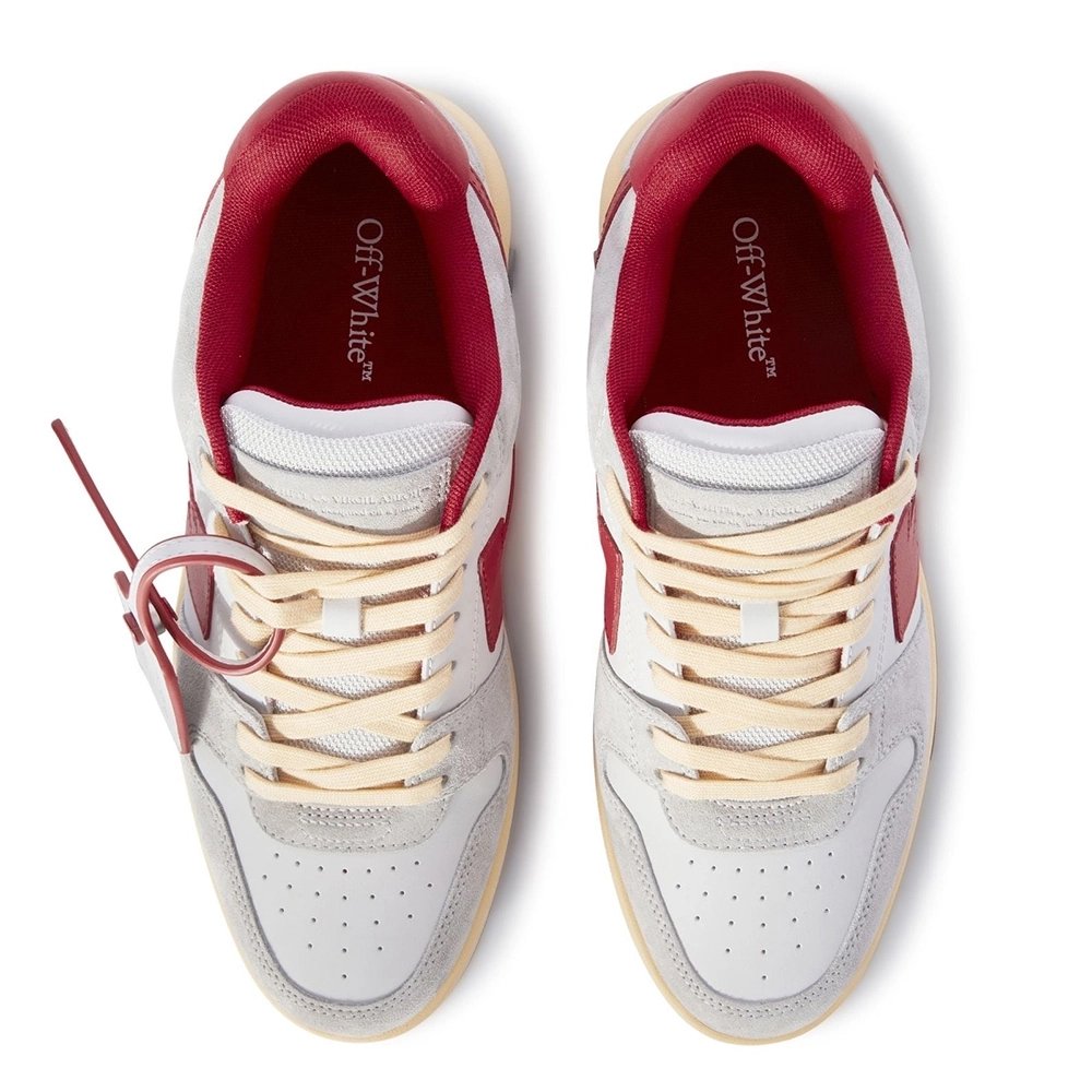 Off-White Out of Office Low Light Grey Red,Off-White Out of Office