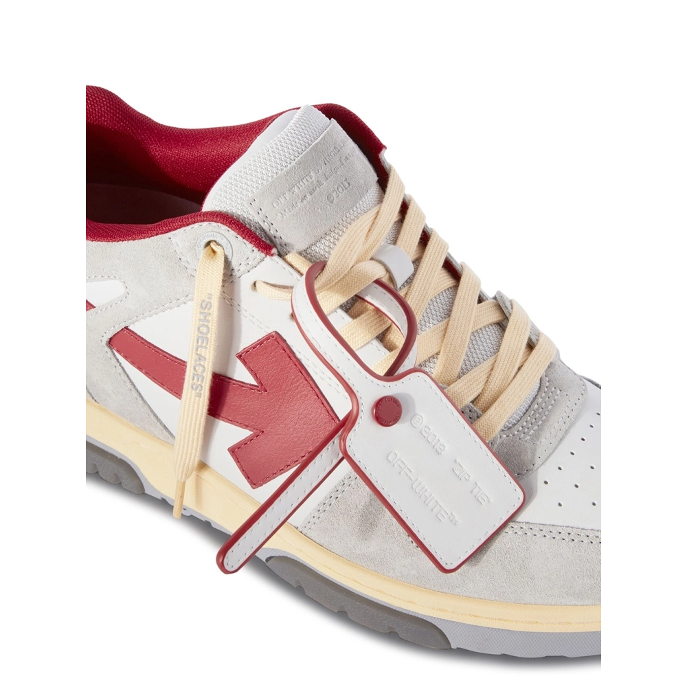 Off-White Out of Office Low Light Grey Red,Off-White Out of Office