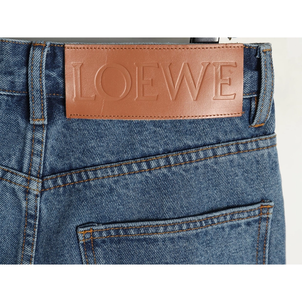 Loewe Anagram denim embroidered jeans,Loewe