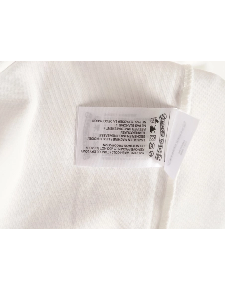 Chrome Hearts Red Label Cross Patch Embroidered Washed Hole Short Sleeve T-Shirt TSK1,Chrome Hearts