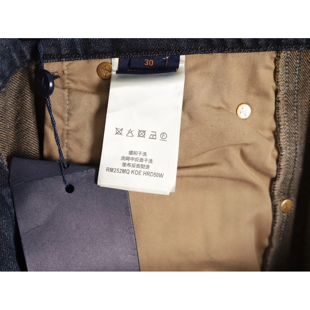 Louis Vuitton embossed monogram cargo jeans TSK1,Louis Vuitton