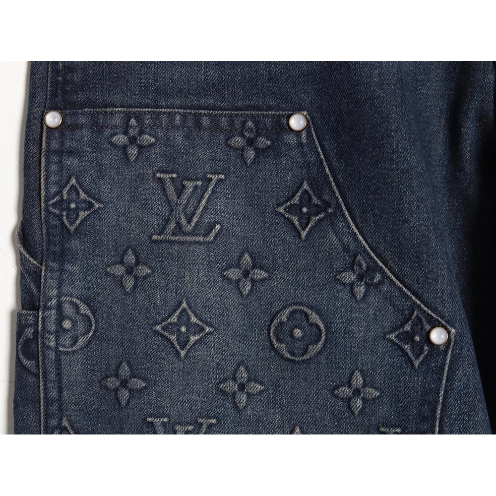 Louis Vuitton embossed monogram cargo jeans TSK1,Louis Vuitton