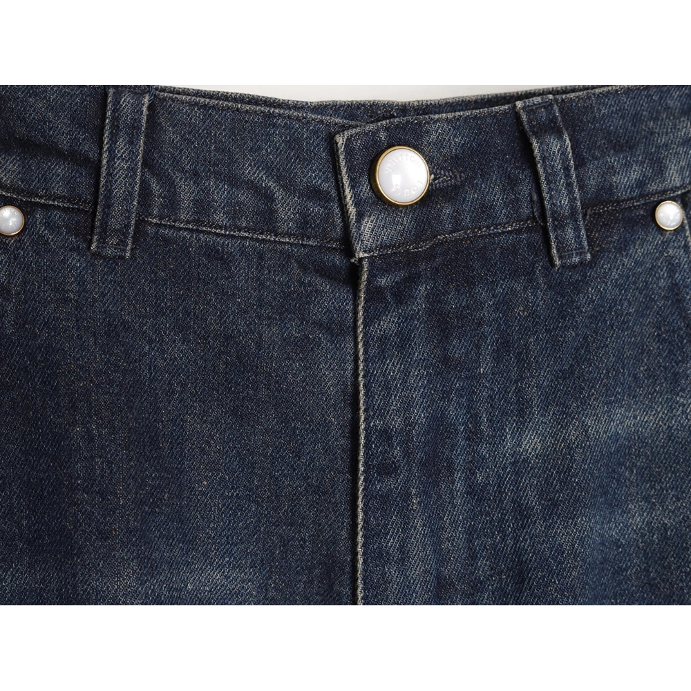 Louis Vuitton embossed monogram cargo jeans TSK1,Louis Vuitton