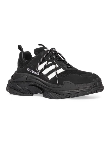 Adidas x Balenciaga Triple S Sneaker Black,BALENCIAGA TRACK,BALENCIAGA