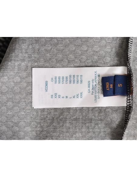 Louis Vuitton Pharrell checkerboard rhinestone woolen short-sleeved T-shirt TSK1,Louis Vuitton