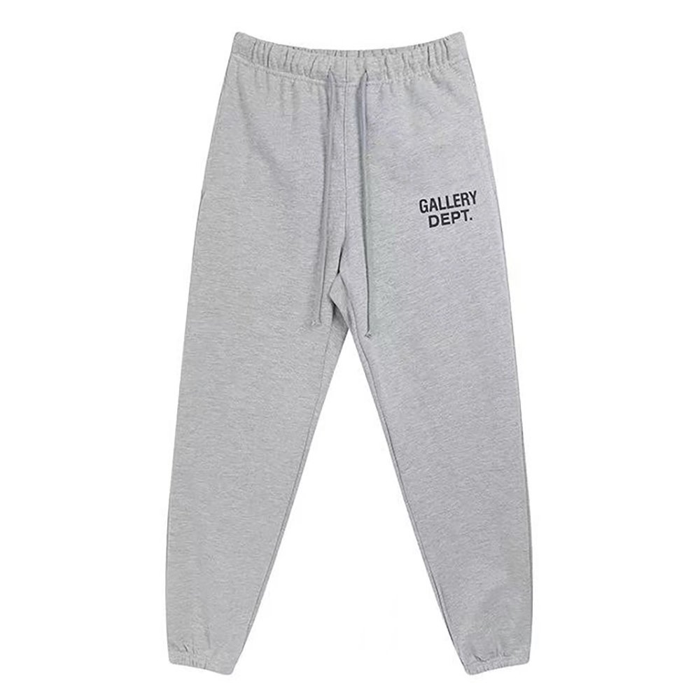 Gallery Dept LogoPrint Cotton weatpants,Gallery Dept Jeans,PANTS JEANS,APPAREL