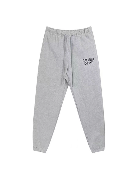 Gallery Dept LogoPrint Cotton weatpants,Gallery Dept Jeans,PANTS JEANS,APPAREL