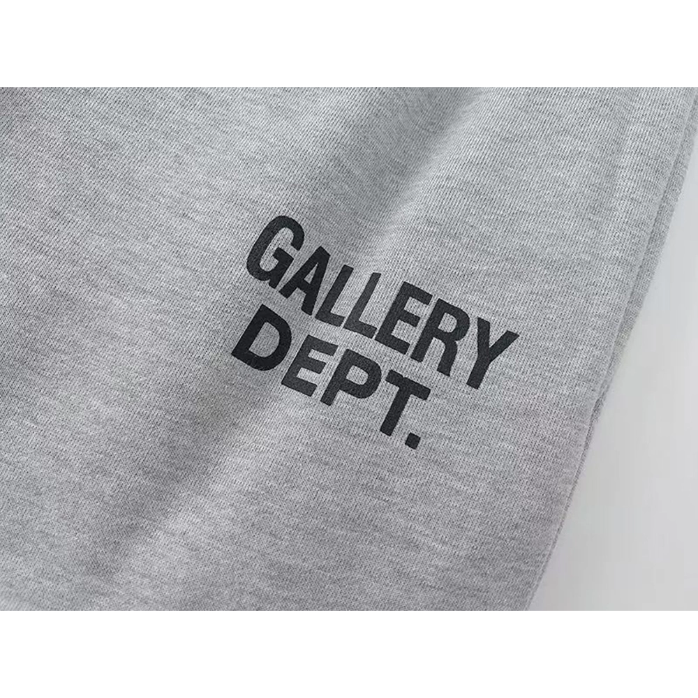 Gallery Dept LogoPrint Cotton weatpants,Gallery Dept Jeans,PANTS JEANS,APPAREL