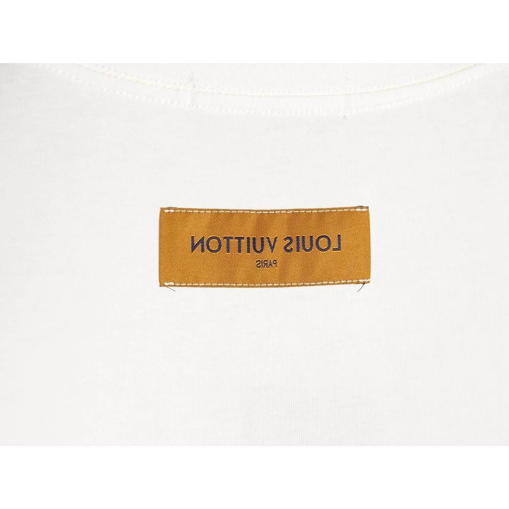 Louis Vuitton black blue lettering shortsleeved Tshirt,Louis Vuitton T Shirt,Tshirt,APPAREL