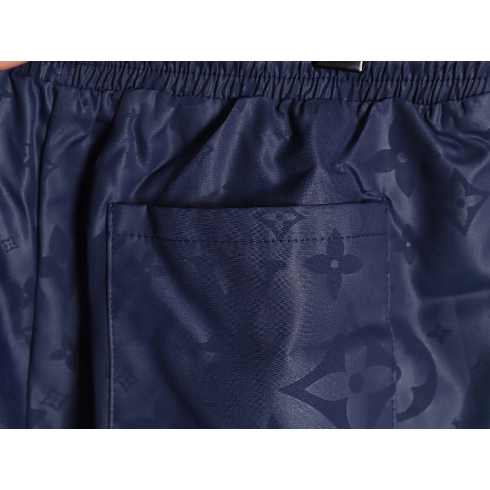 Louis Vuitton classic dark pattern monogram jacquard beach shorts,Louis Vuitton Shorts,Shorts,APPAREL