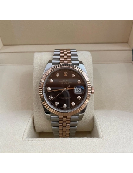 Datejust M126331-0004 Chocolate Dial Size 41mm