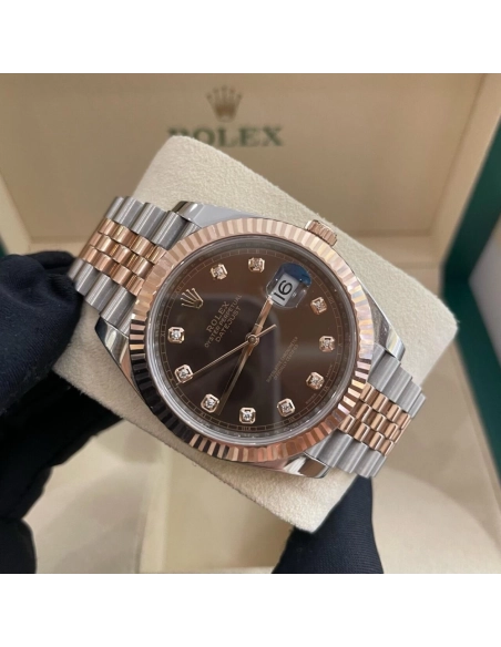 Datejust M126331-0004 Chocolate Dial Size 41mm