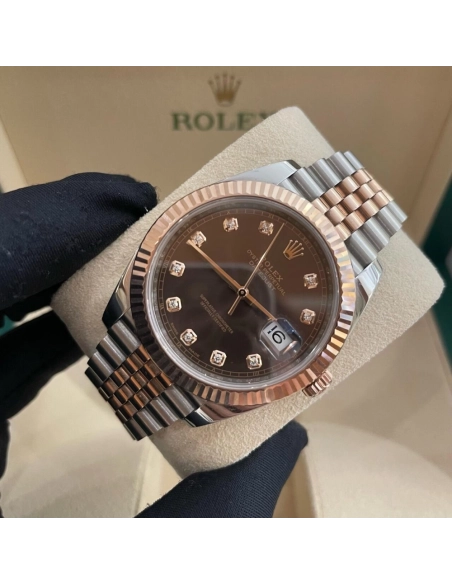 Datejust M126331-0004 Chocolate Dial Size 41mm