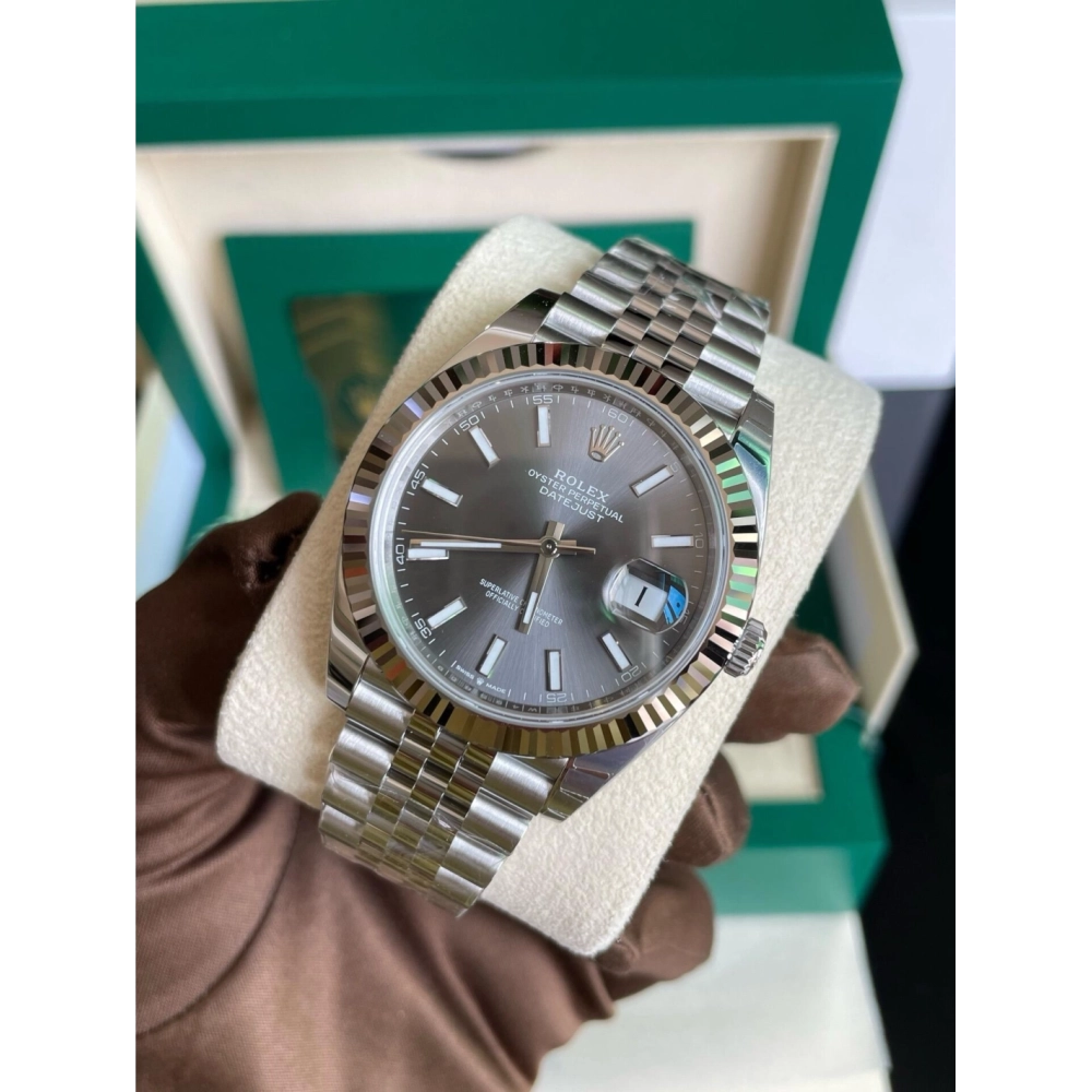 Datejust M126334-0014 Grey Dial Size 41mm