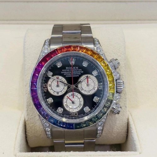 Daytona 116599RBOW Rainbow Watch With Diamonds