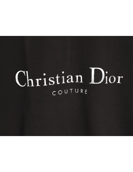 Dior gradient letter round neck short sleeve T-shirt TSK1,Dior