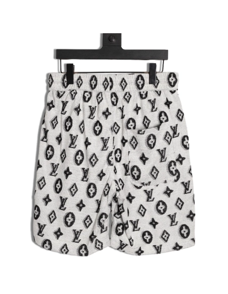 Louis Vuitton all-over monogram logo jacquard shorts TSK1,Louis Vuitton