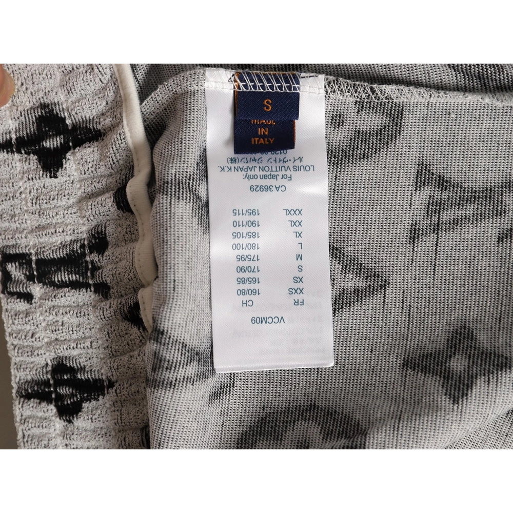 Louis Vuitton all-over monogram logo jacquard shorts TSK1,Louis Vuitton
