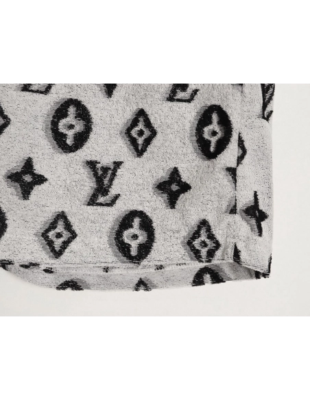 Louis Vuitton all-over monogram logo jacquard shorts TSK1,Louis Vuitton