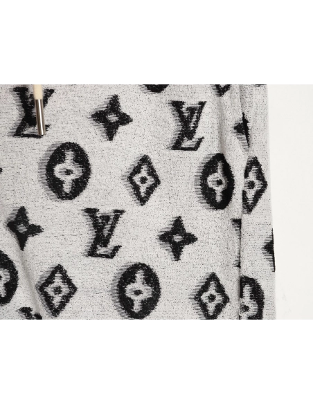 Louis Vuitton all-over monogram logo jacquard shorts TSK1,Louis Vuitton