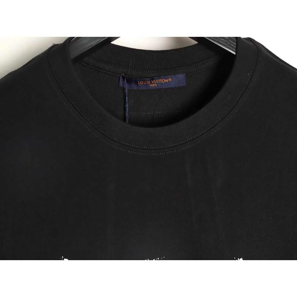 Louis Vuitton hand-painted three-flower print short-sleeve,Louis Vuitton