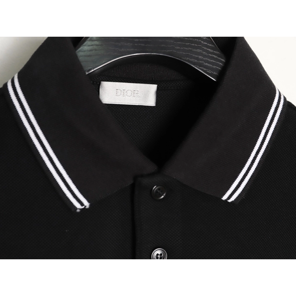 Dior embroidered logo short-sleeved polo shirt TSK1,Dior