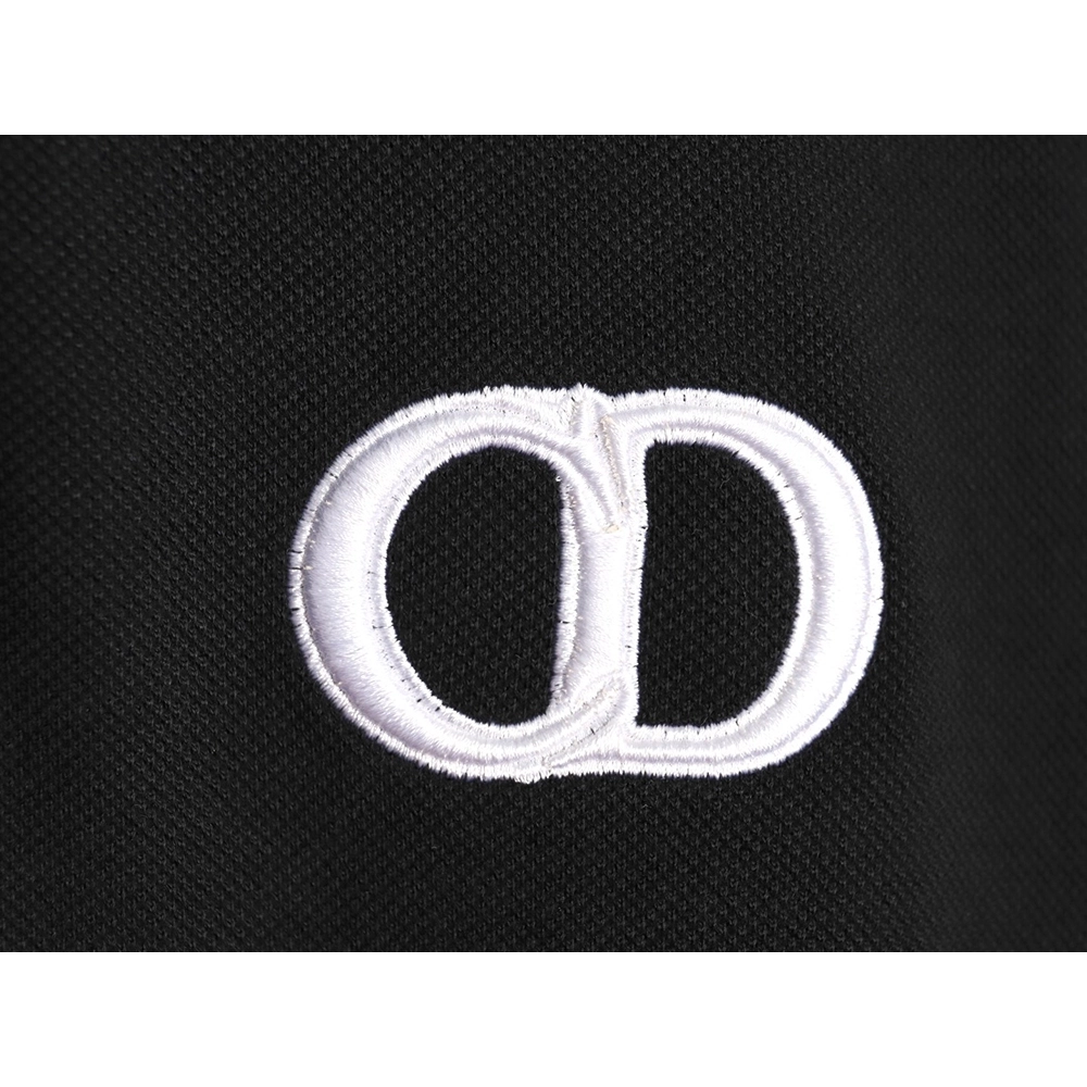 Dior embroidered logo short-sleeved polo shirt TSK1,Dior