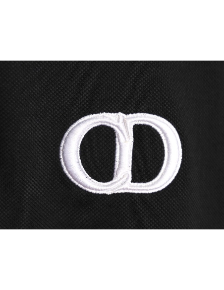 Dior embroidered logo short-sleeved polo shirt TSK1,Dior