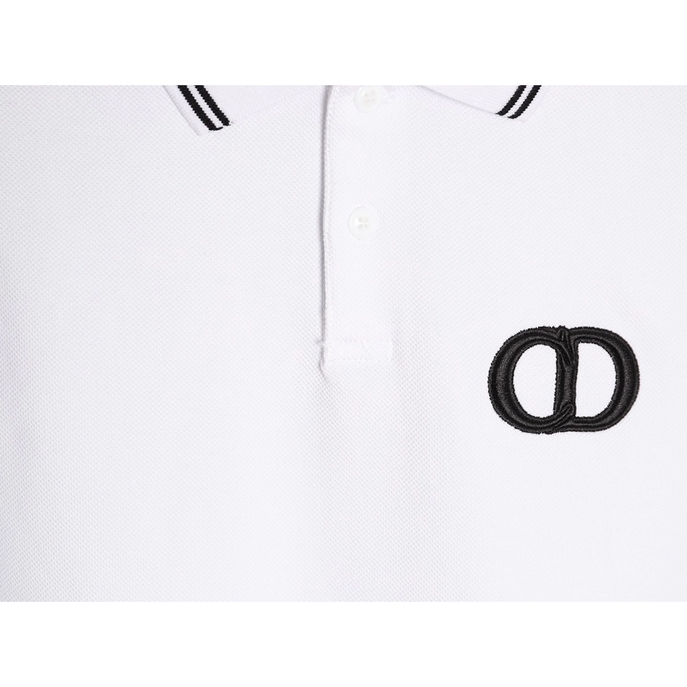 Dior embroidered logo short-sleeved polo shirt,Dior