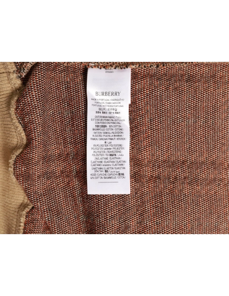 Burberry Yellow Check Cotton Blend Check Shorts,Burberry