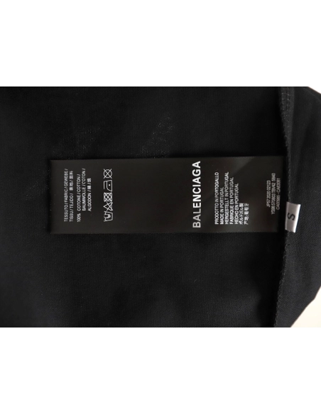 Balenciaga collar lettering short-sleeved T-shirt TSK1,Balenciaga