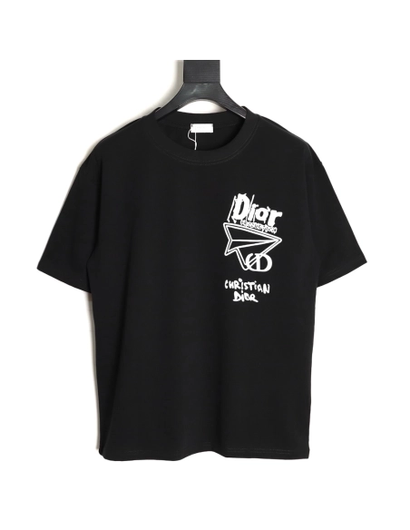 Dior Paper Plane Short-Sleeved T-Shirt TSK1,Dior