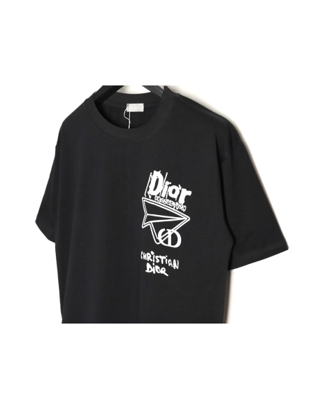 Dior Paper Plane Short-Sleeved T-Shirt TSK1,Dior