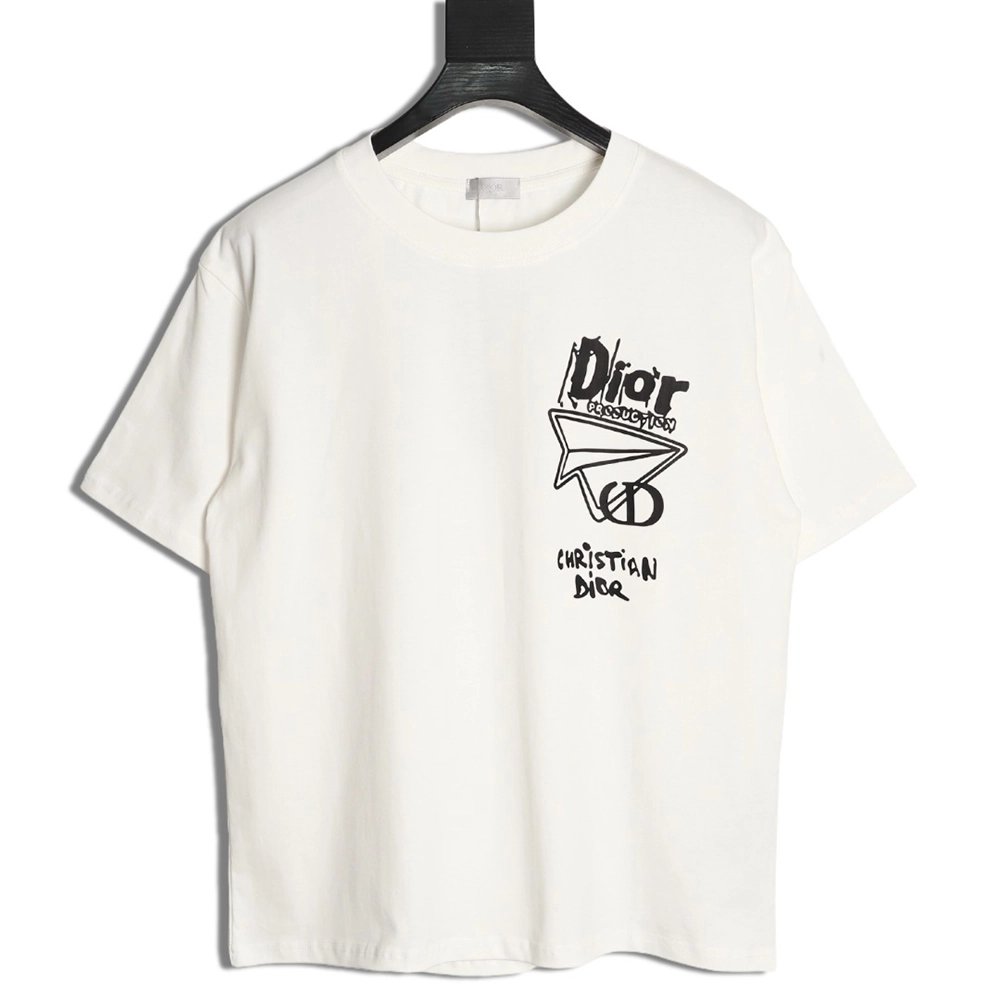 Dior Paper Plane Short-Sleeved T-Shirt,Dior