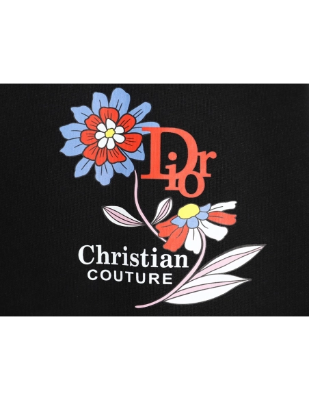 Dior floral short-sleeved T-shirt TSK1,Dior