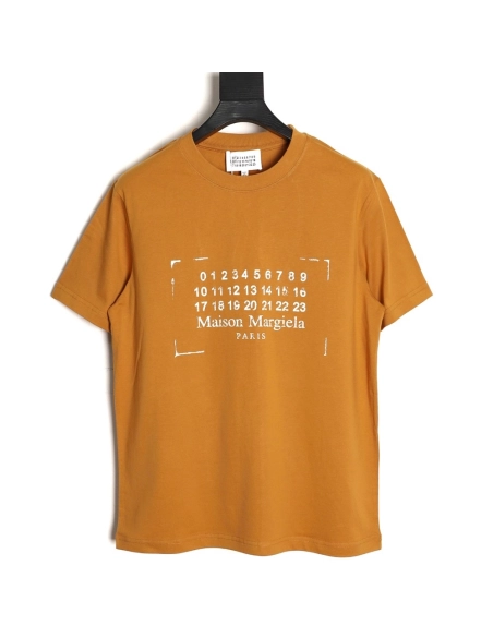 Maison Margiela number short-sleeved T-shirt,MAISON MARGIELA
