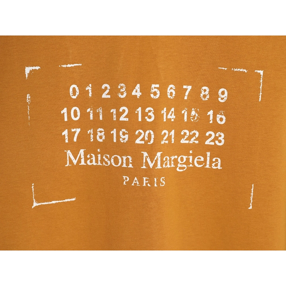 Maison Margiela number short-sleeved T-shirt,MAISON MARGIELA