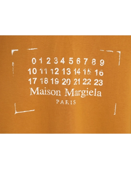 Maison Margiela number short-sleeved T-shirt,MAISON MARGIELA