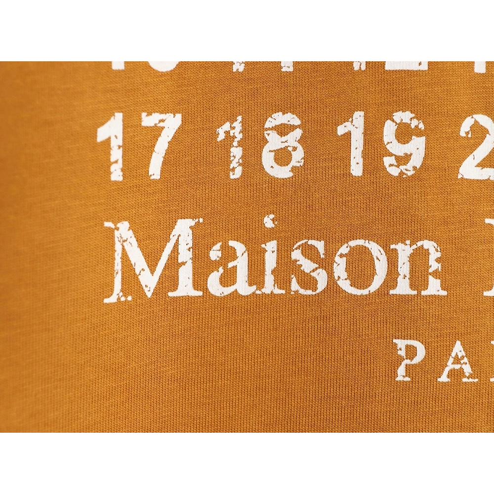 Maison Margiela number short-sleeved T-shirt,MAISON MARGIELA