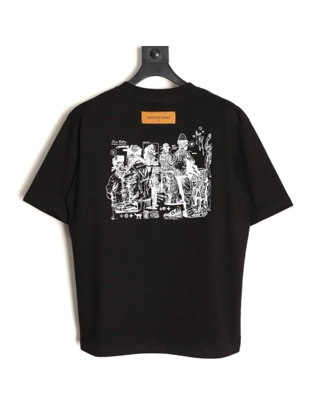 Louis Vuitton puff print short-sleeved T-shirt TSK1,Louis Vuitton