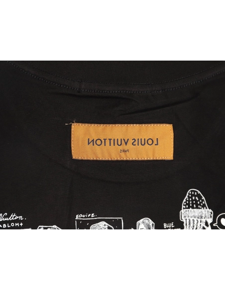 Louis Vuitton puff print short-sleeved T-shirt TSK1,Louis Vuitton