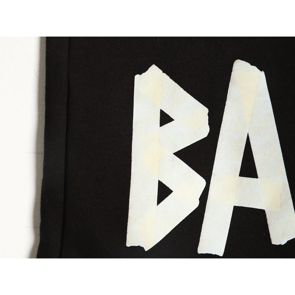 Balenciaga masking tape printed shorts TSK1,Balenciaga