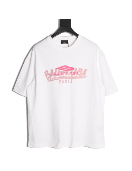 Balenciaga 3M printed lettering logo short sleeves,Balenciaga