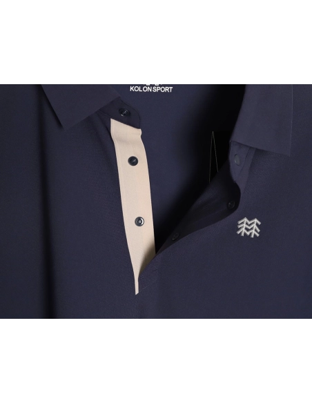 Kolon sport breathable business short polo shirt TSK1,Kolon