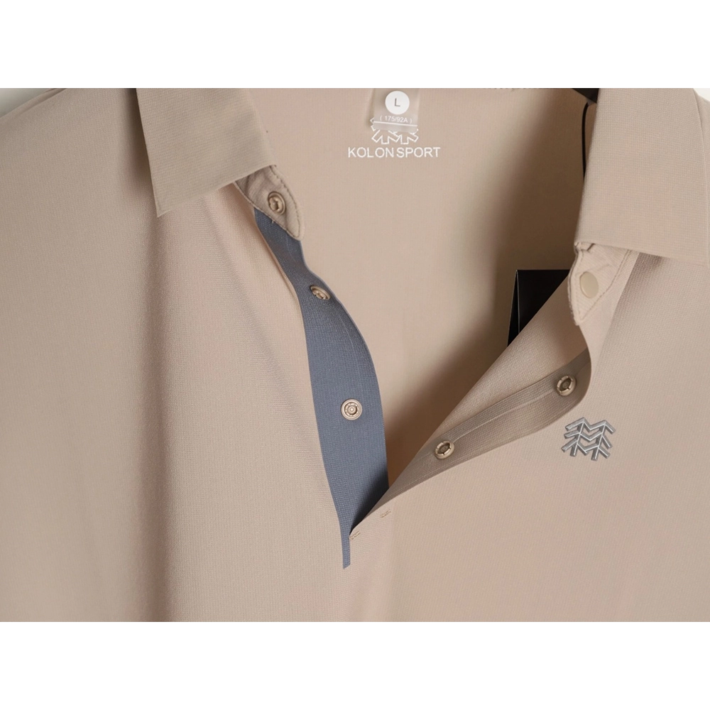Kolon sport breathable business short polo shirt,Kolon