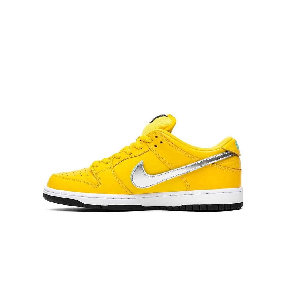 Special Price NO QCDiamond Supply Co. x Dunk Low Pro SB Canary Diamond,Dunk SB,NIKE SHOES Reps