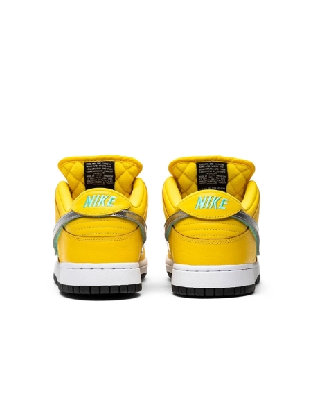 Special Price NO QCDiamond Supply Co. x Dunk Low Pro SB Canary Diamond,Dunk SB,NIKE SHOES Reps
