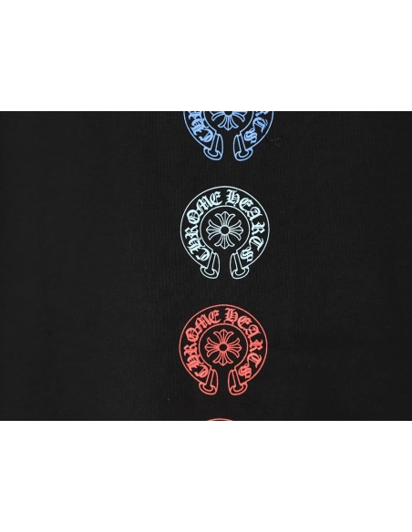 Chrome Hearts colorful logo short-sleeved T-shirt,Chrome Hearts
