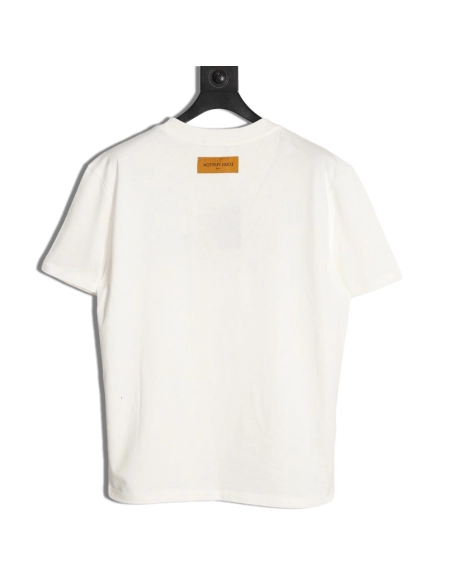 Louis Vuitton embroidered logo short-sleeved shirt,Louis Vuitton